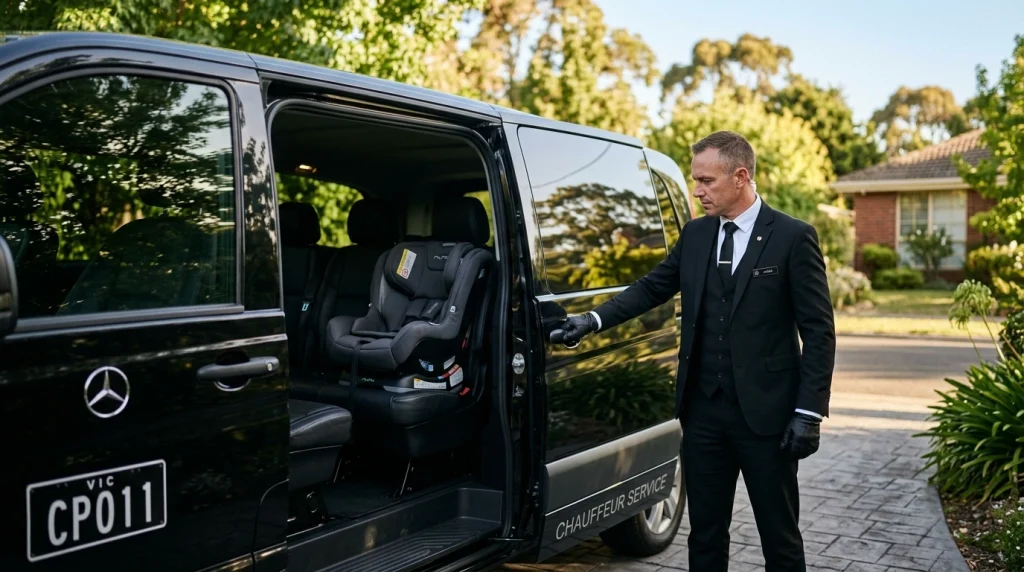 Mercedes Van with Baby Seats in Melbourne​