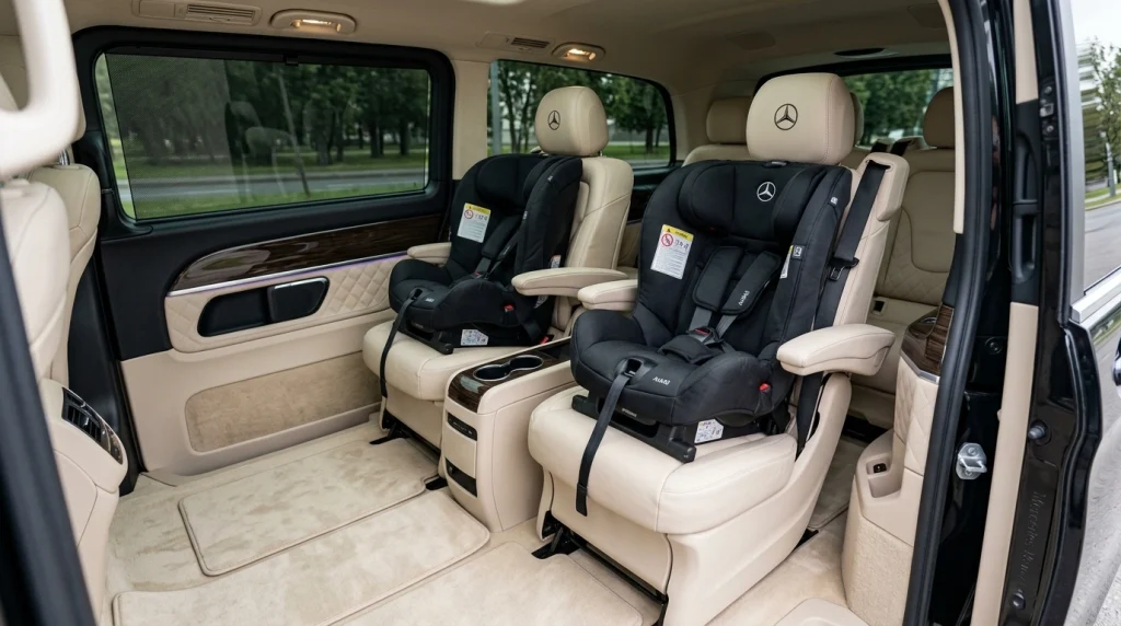 Mercedes Van with Baby Seats in Melbourne​