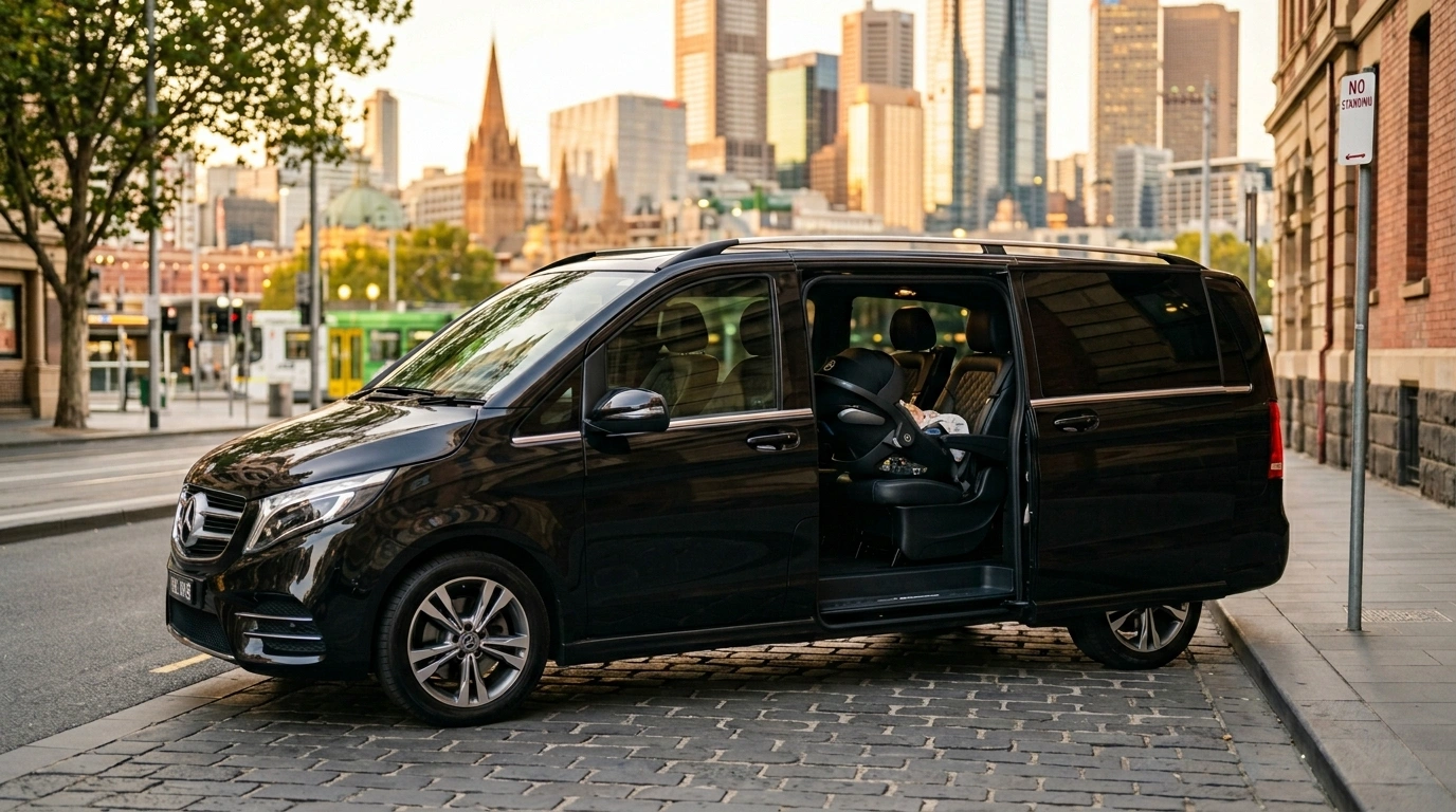 Mercedes Van with Baby Seats in Melbourne​